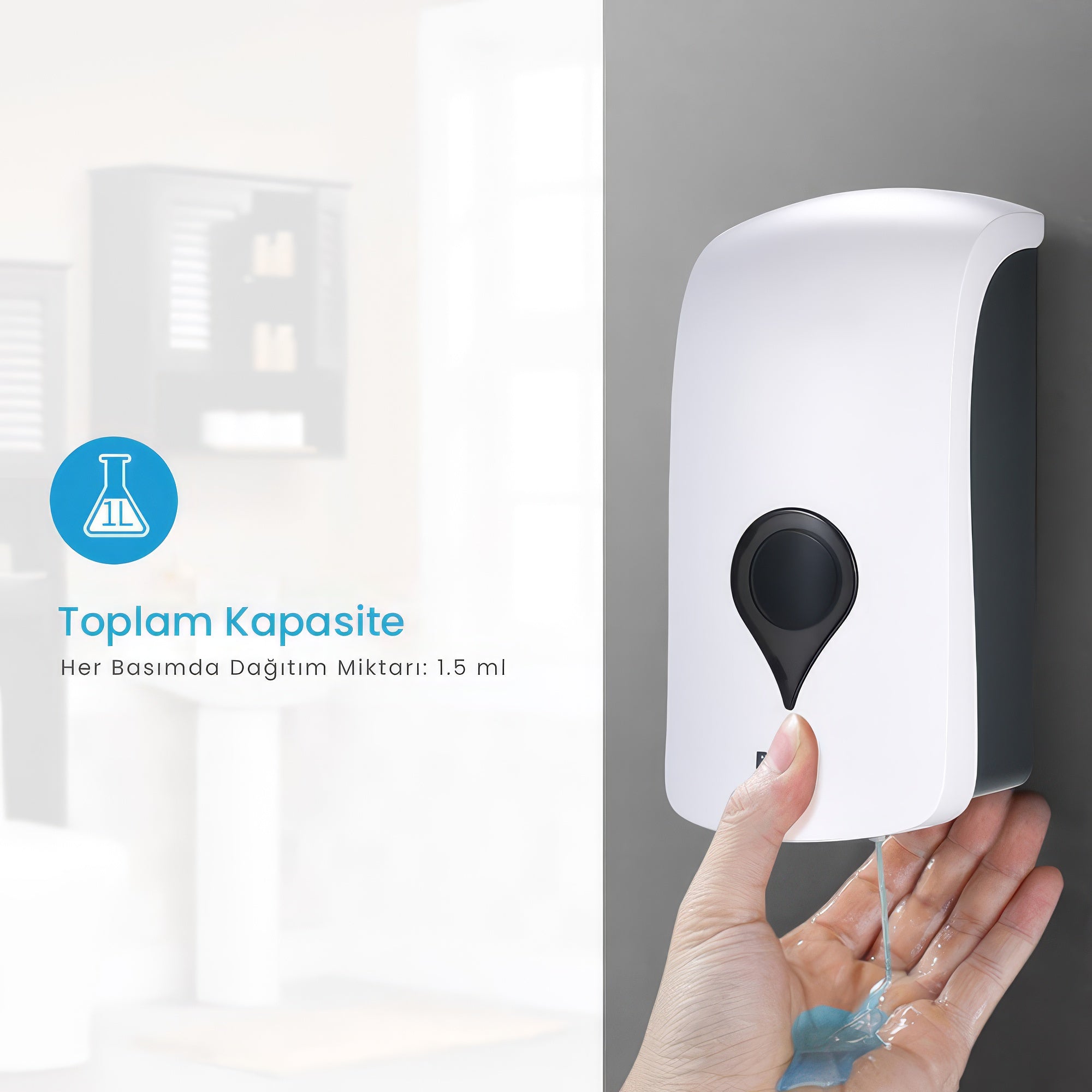 1000 ML Manuel Sıvı Sabunluk