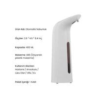 Sensörlü Otomatik Sıvı Sabunluk 400 Ml