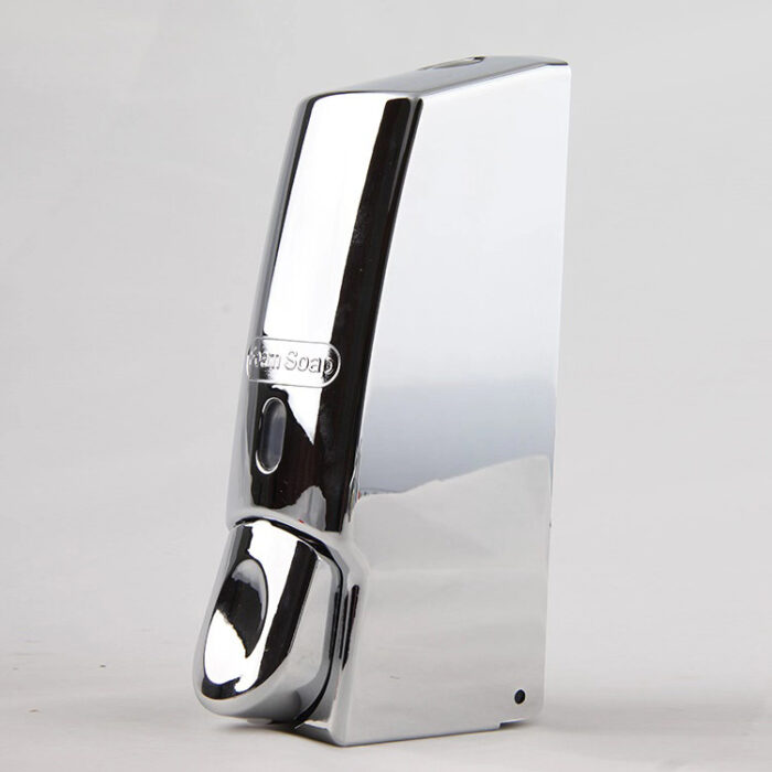 Gümüş Aynalı Manuel Sıvı Sabunluk 600 ML - Sabun Dispenseri (Banyo & Mutfak)